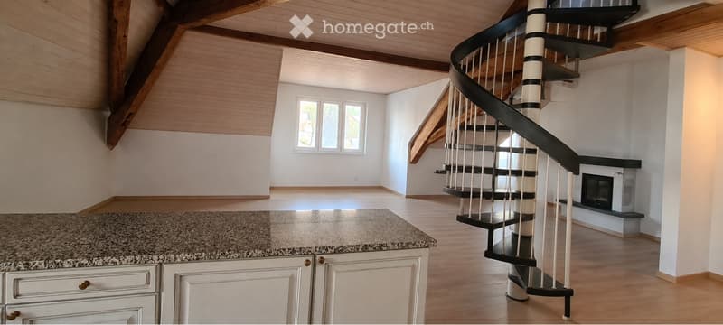 Corgemont Magnifique duplex mansardé de 5,5 pièces (4)