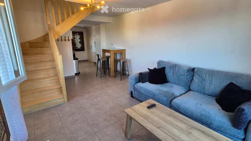T3 en duplex meublé, calme en zone rurale (5)