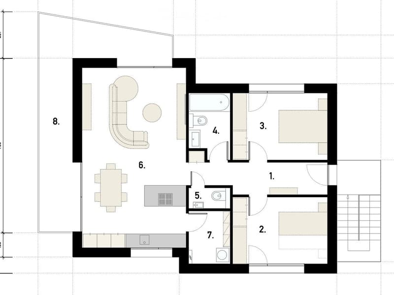 A louer à Veyras, Appartements 3,5 pièces NEUFS (2)