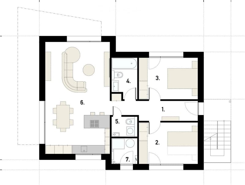 A louer à Veyras, Appartements 3,5 pièces NEUFS (3)