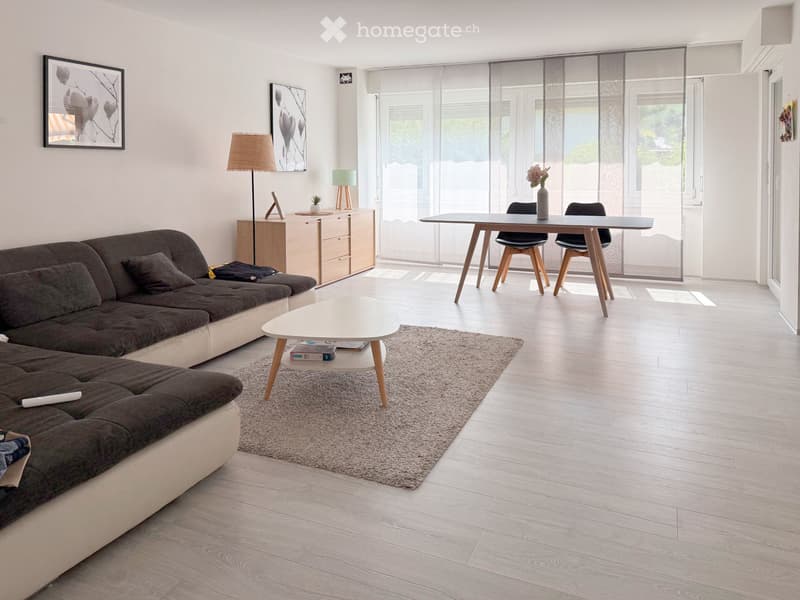 Magnifique appart. 4.5 pièces partiellement meublé à Réchy. (1)