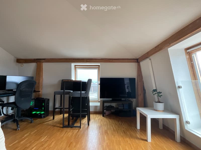 2 pièces en attique, quartier Prélaz (Lausanne) (5)