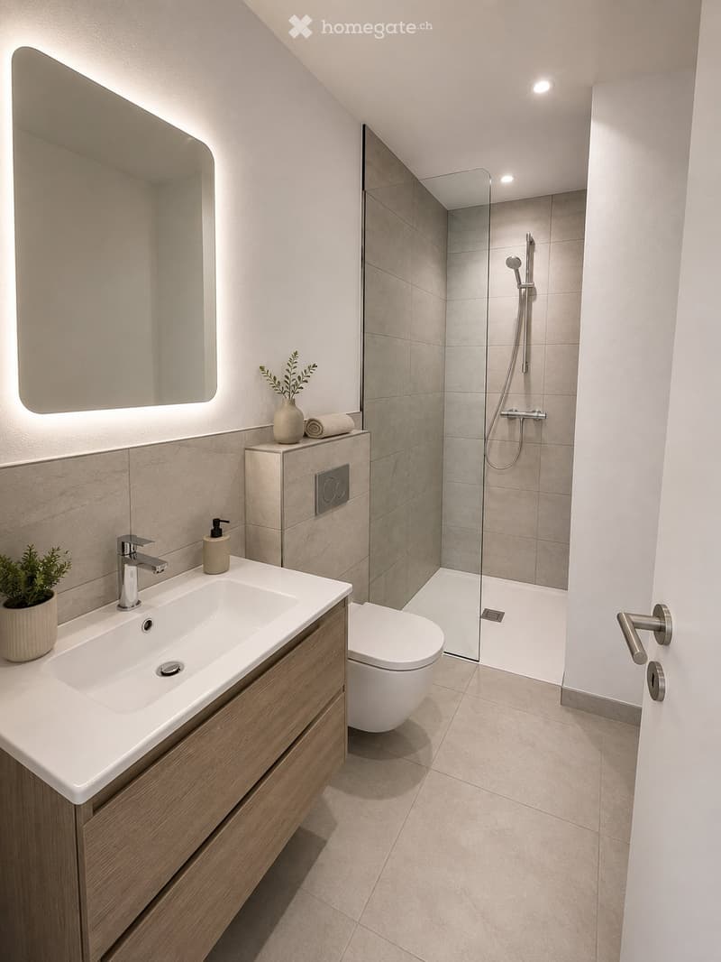 À louer à Sonvilier  Appartement entièrement rénové (3)