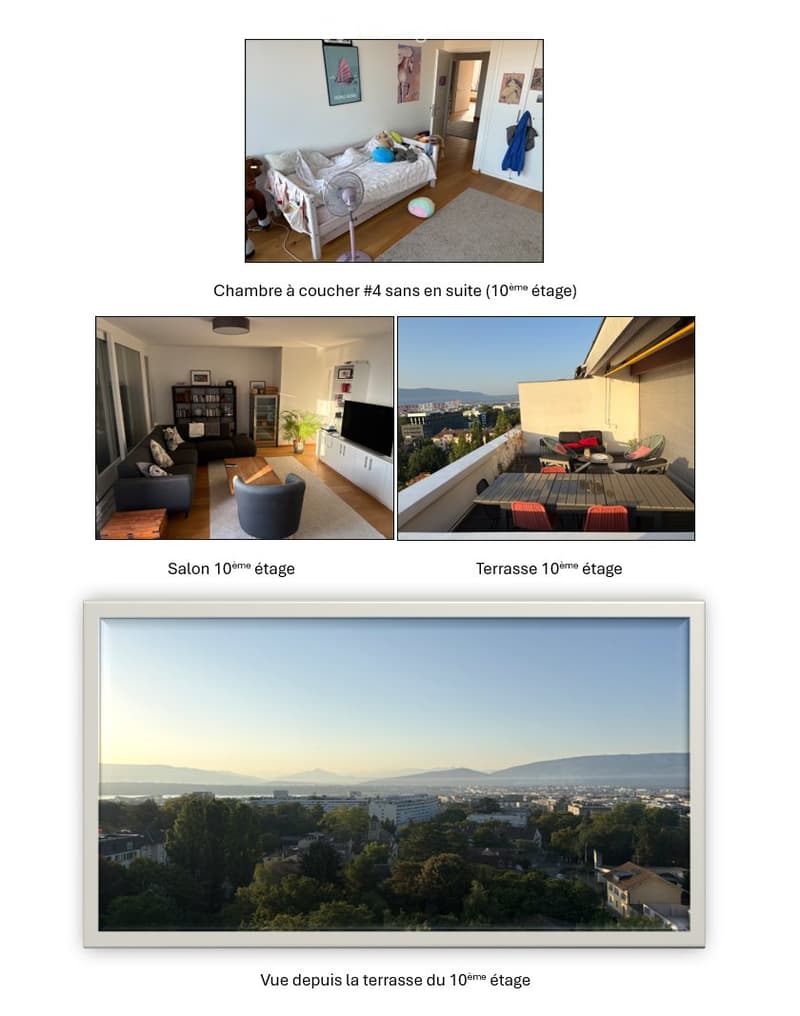 Duplex en attique de 208 m² | 4 chambres | 2 terrasses (3)