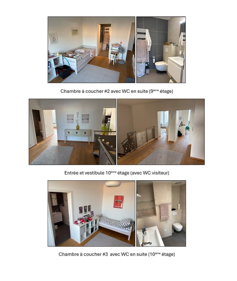 Duplex en attique de 208 m² | 4 chambres | 2 terrasses (2)