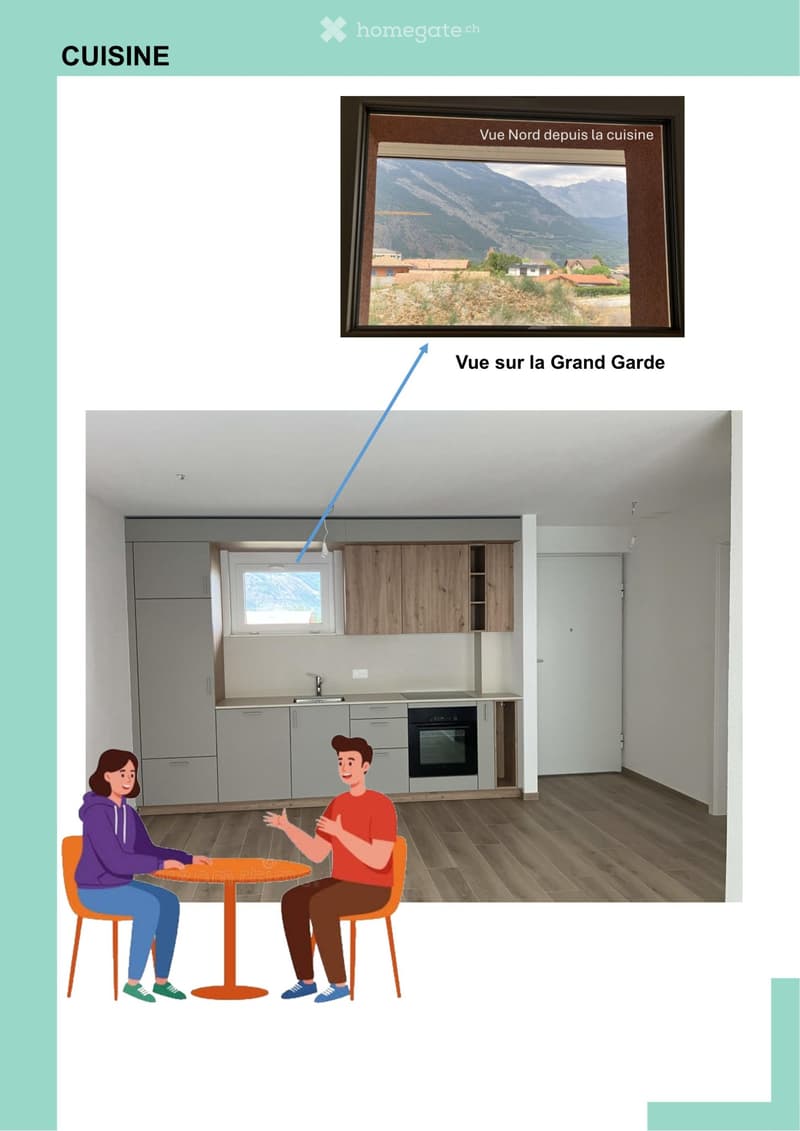 2.5 pces, Imm. neuf, Haut standing, Minergie, Foyer de jour (3)