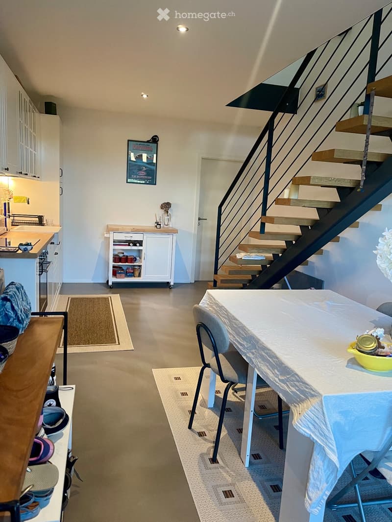 Duplex 2,5 pieces, récemment rénové, équipé (5)
