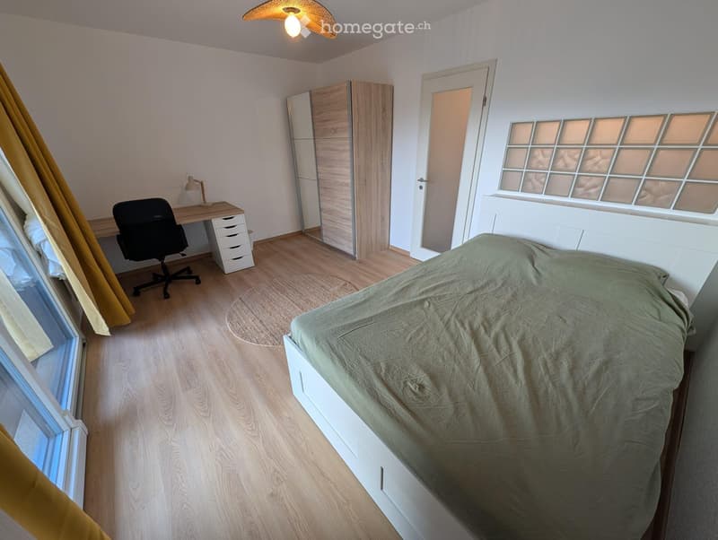 Appartement rénové, meublé 2 pièces avec terrasse à Bussigny (1)
