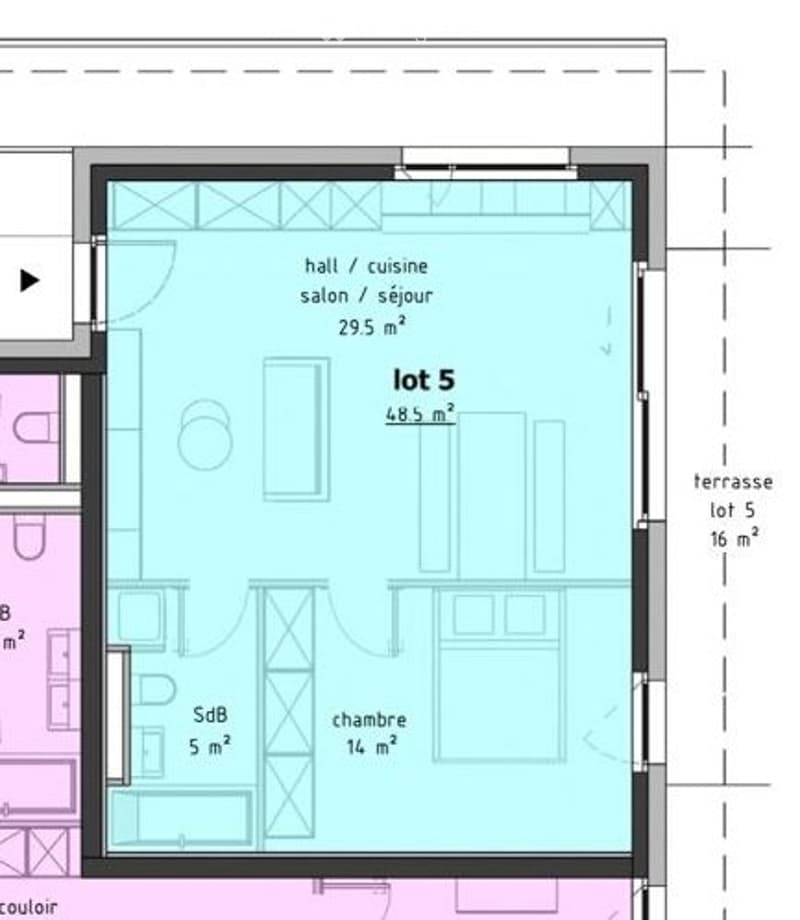 Superbe appartement neuf 2 pièces avec vue sur le lac (3)