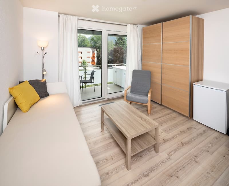 Sion / Studio entièrement meublé avec balcon (5)