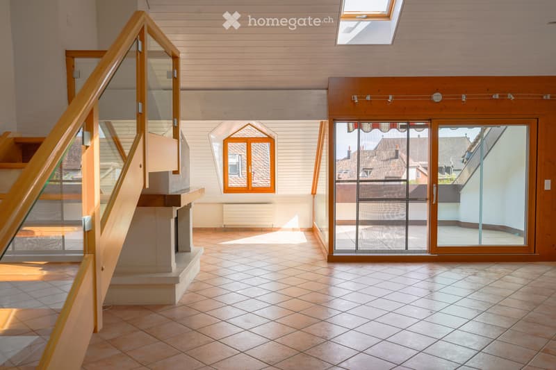 Bel appartement à louer dans maison villageoise à Yens (1)