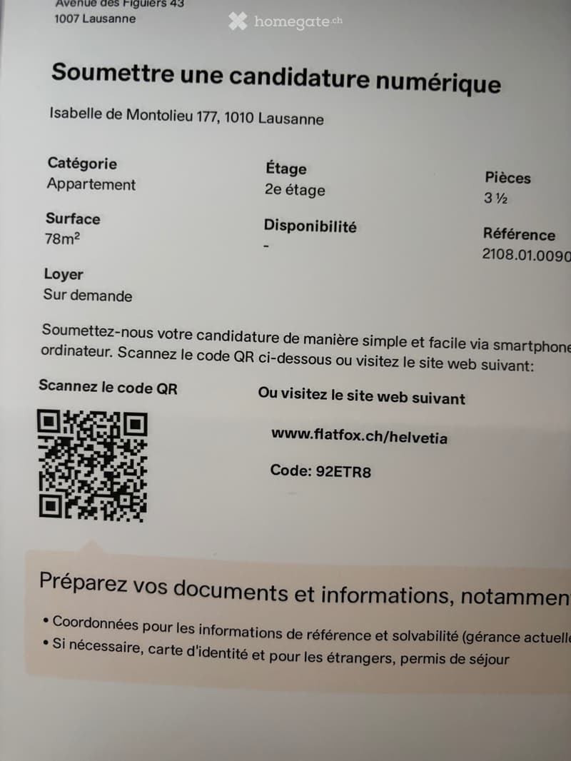 Reprise bail Lausanne 1er novembre 2026, 3.5 pièces, 78 m2 (5)