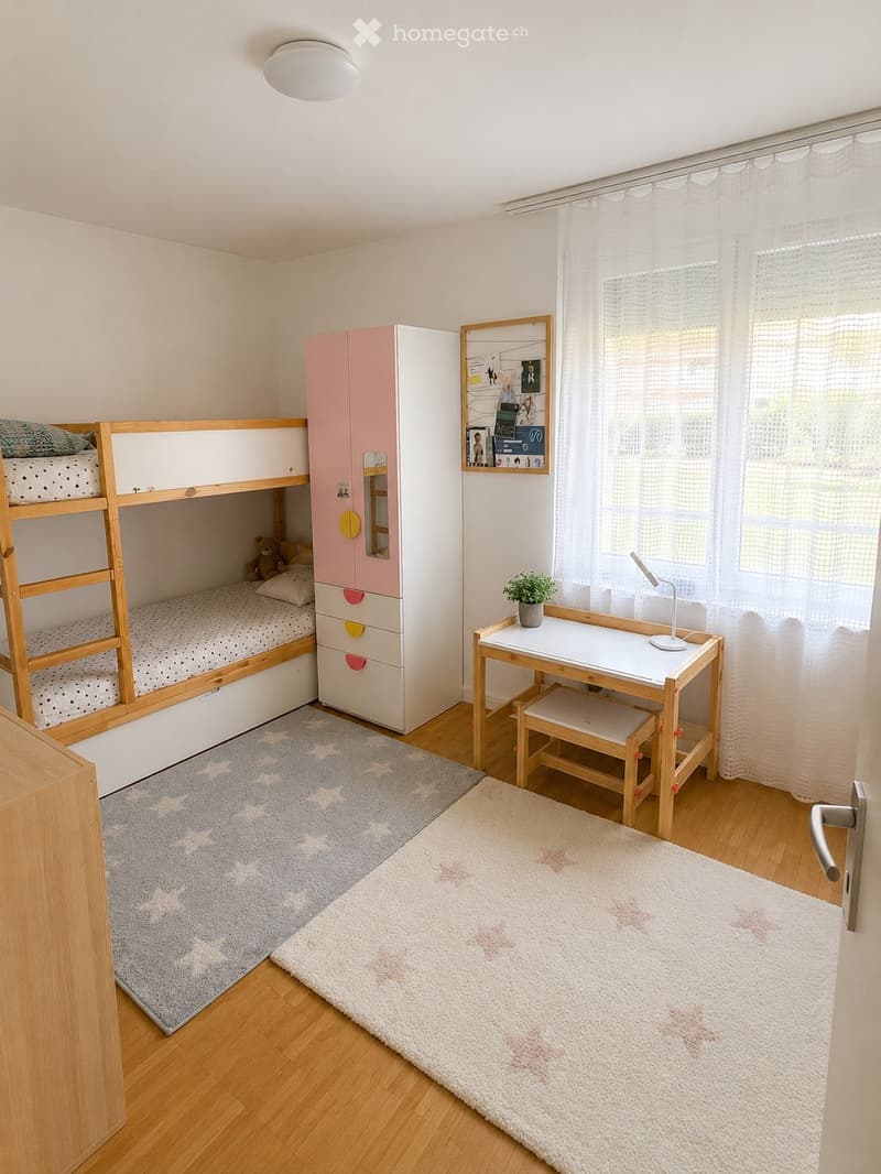 Appartement de 3 chambres avec terrasse/petit jardin / Rolle (4)