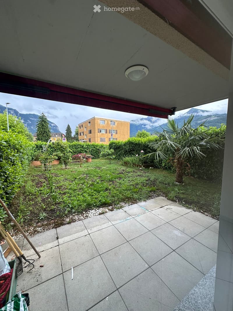 2.5 p lumineux avec jardin 60 m2 à Bex (4)