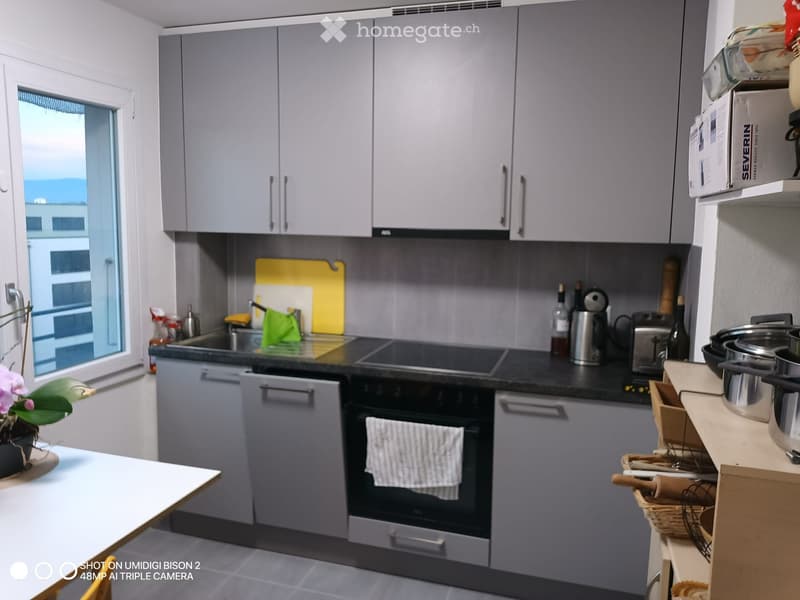 Chambre meublée avec balcon privatif à Renens CHF 720. TC (3)