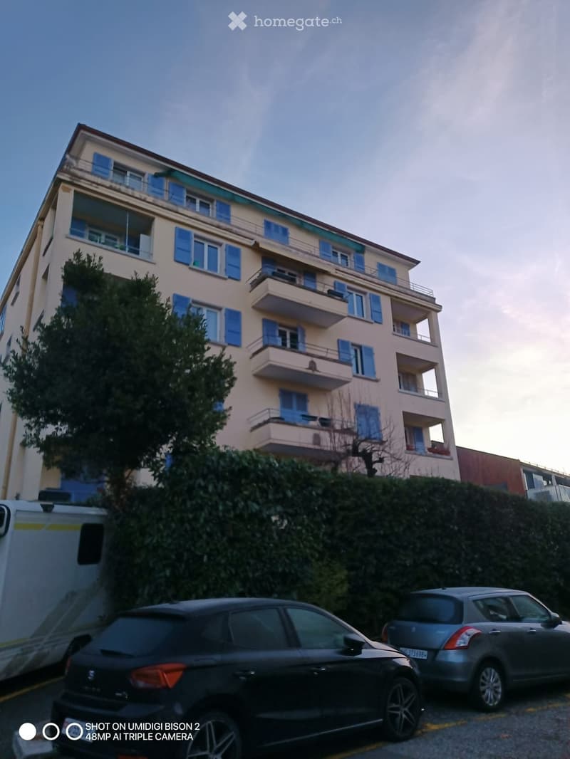 Chambre meublée avec balcon privatif à Renens CHF 720. TC (5)