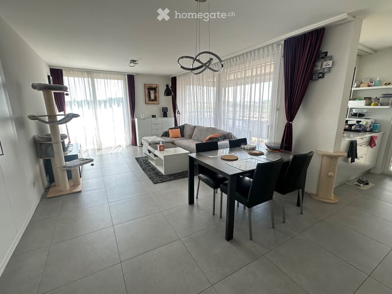 Appartement bien pensé de 3 pièces à Bussigny au 2ème étage (1)