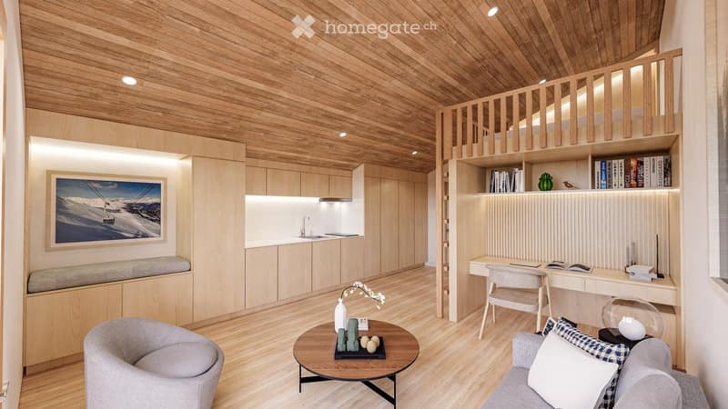 Studio neuf meublé 25 m² -Grimentz centre- dès novembre 2026 (1)