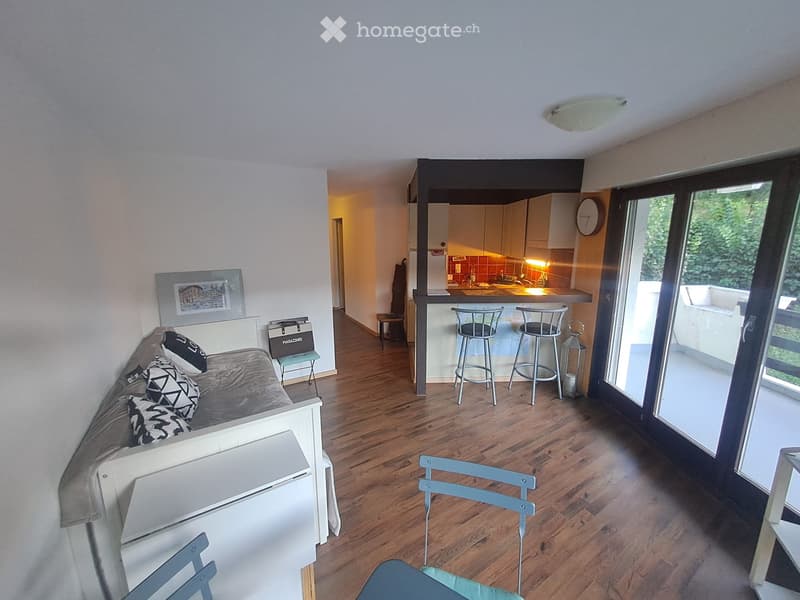 Appartement meublé 2,5 pièces avec grande balcon  St-Cergue (5)
