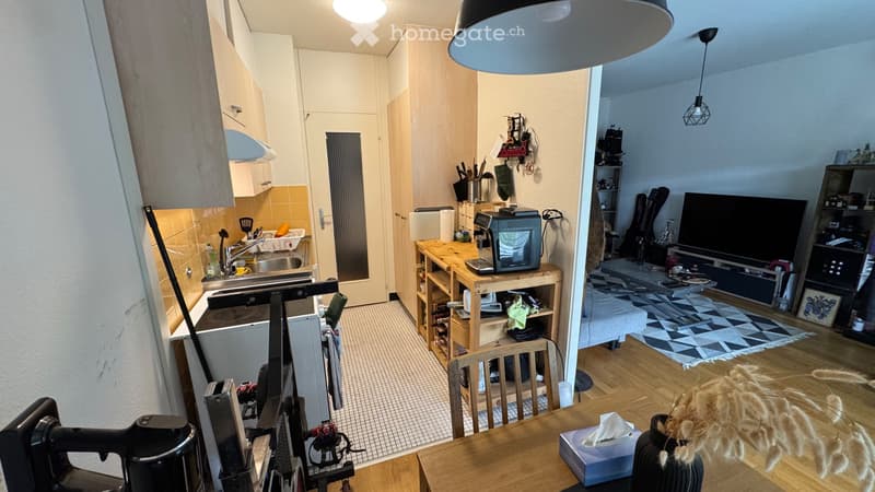 À REPRENDRE Appartement 2,5 pièces avec terrasse + jardin (5)