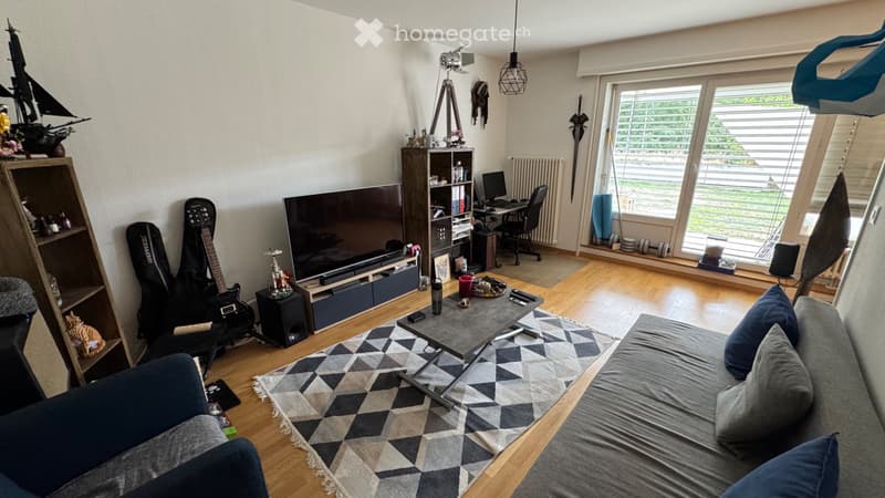 À REPRENDRE Appartement 2,5 pièces avec terrasse + jardin (1)