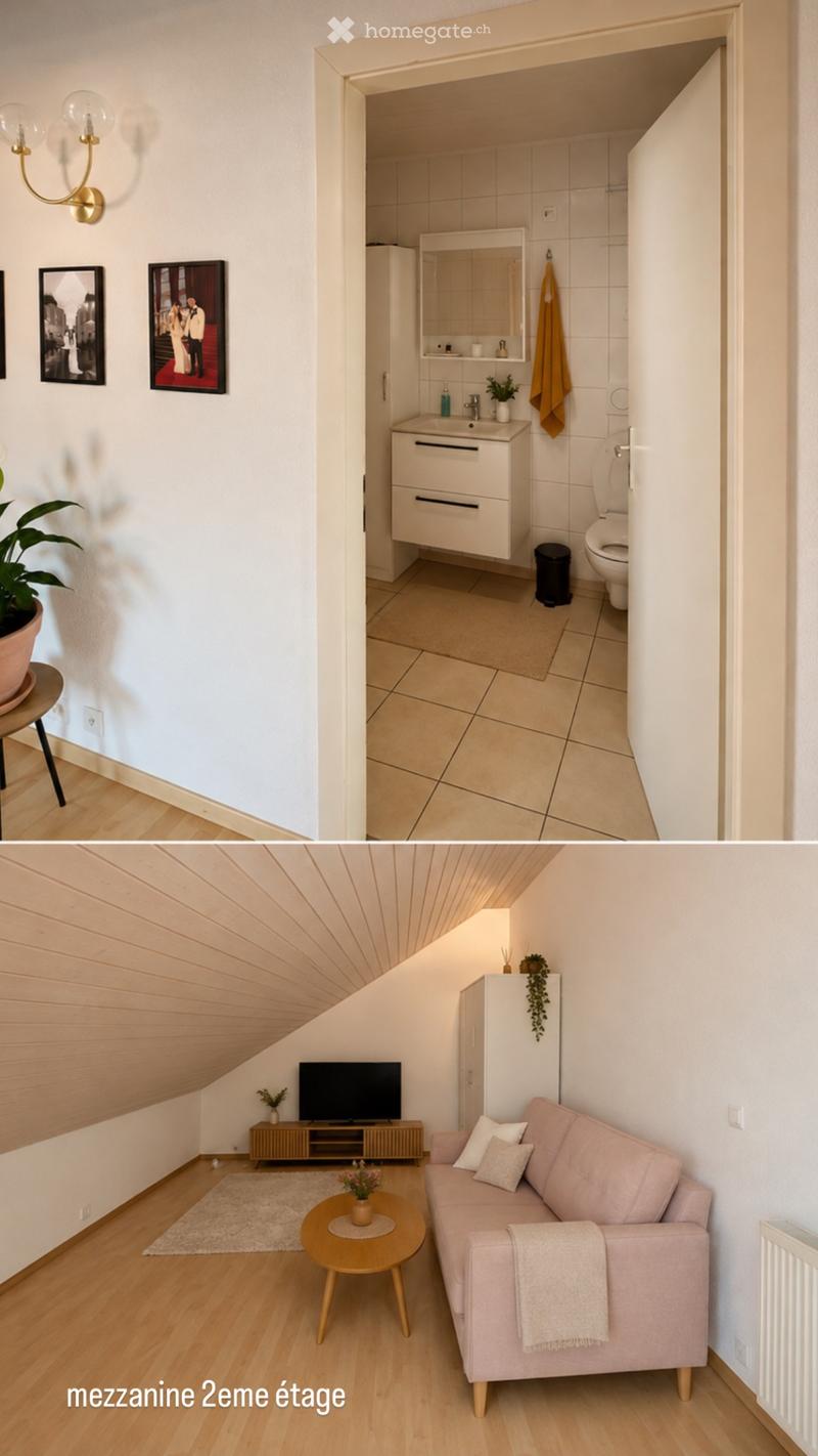 À louer  Charmant duplex 3 pièces à Goumoens-la-Ville (5)