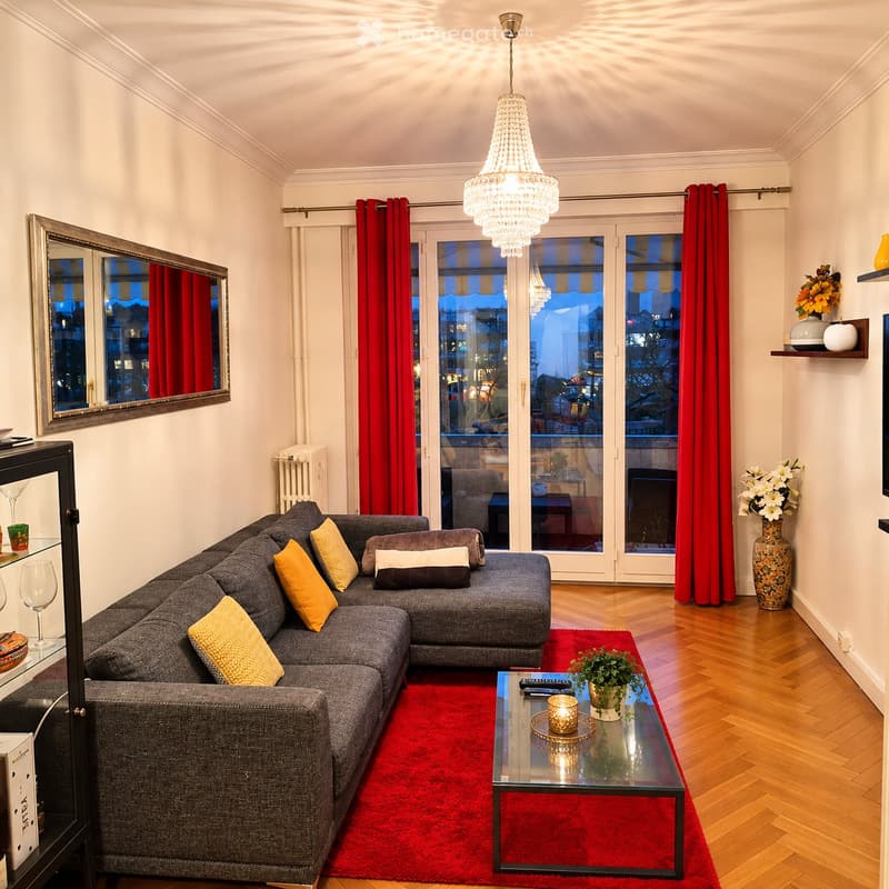 3.5 pièces avec balcon Sous-location entièrement équipé (2)