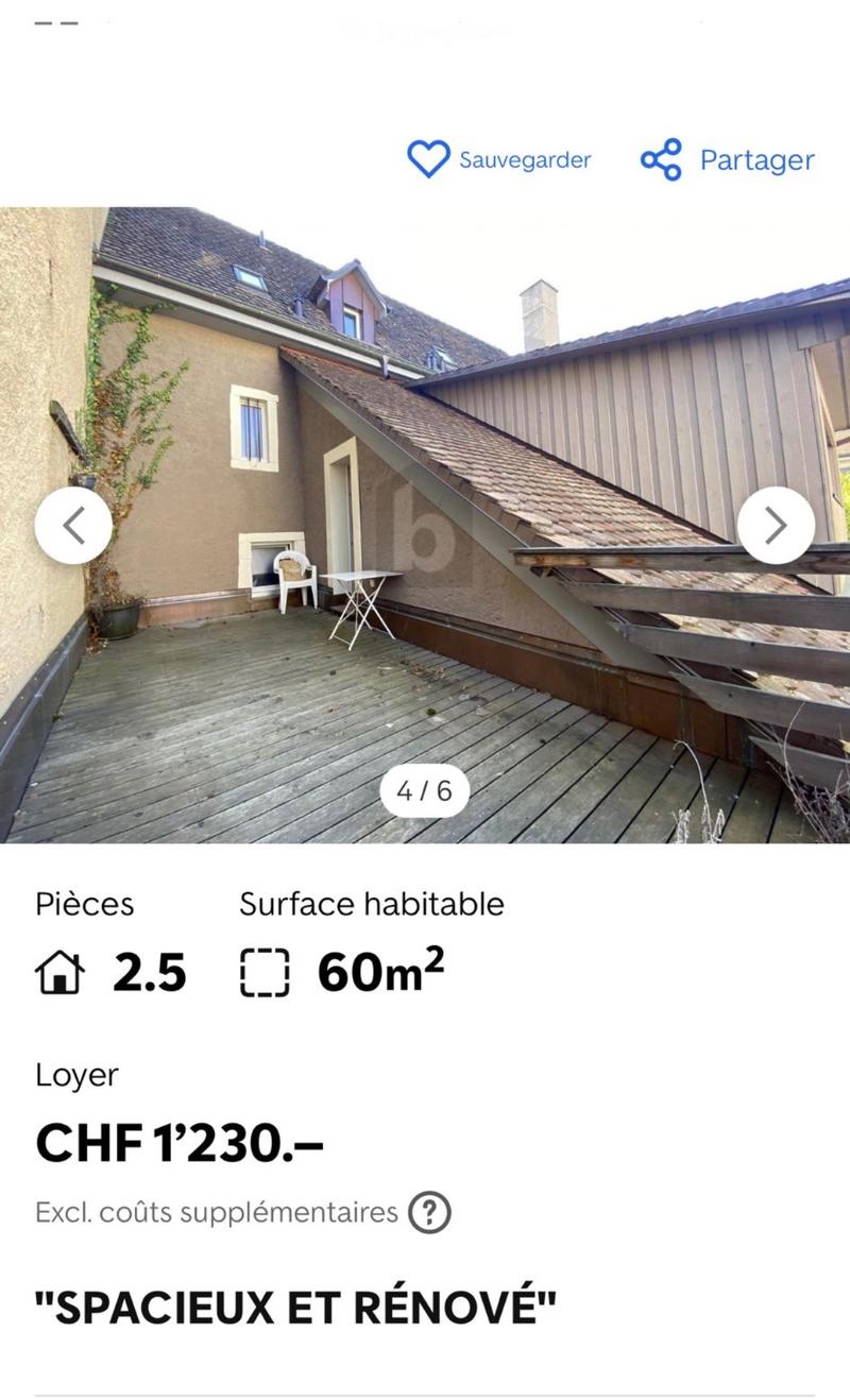Appartement vieille ville Delémont (2)