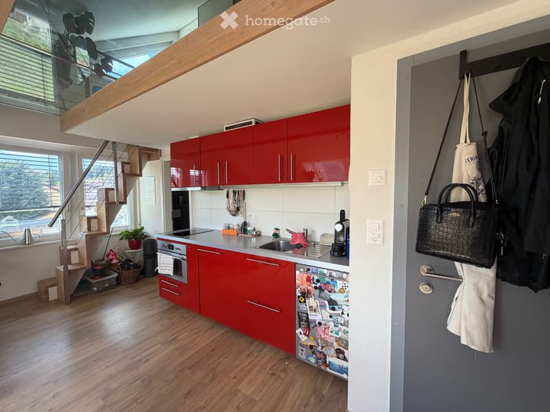 Grand studio en duplex à louer à la Vallée de Joux (3)