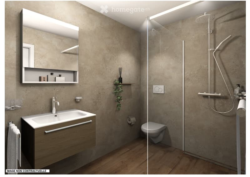 Appartements neufs: 2.5, 3.5 et 4.5 p  Les Geneveys/Coffrane (3)