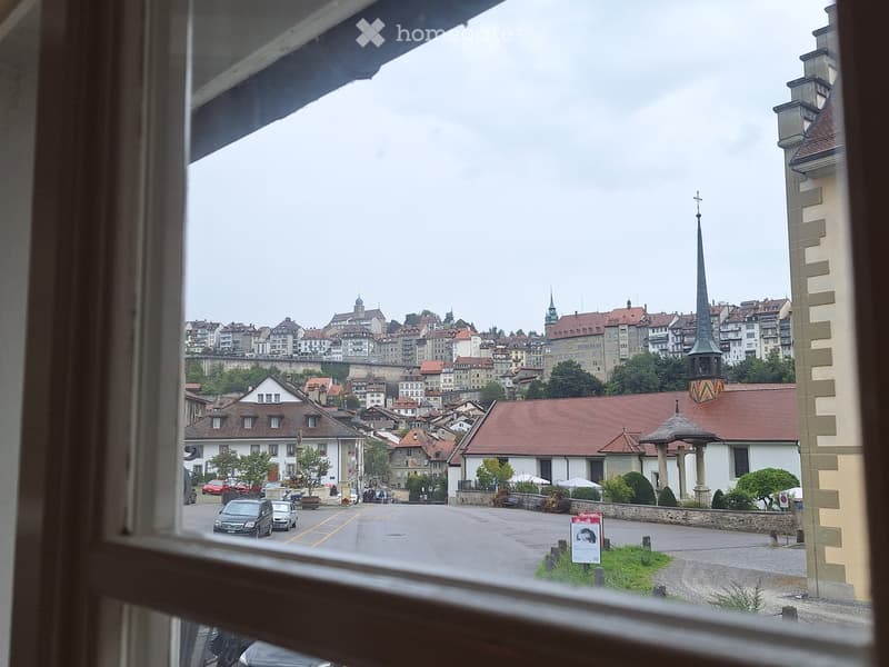 Beau studio en duplex en basse-ville de Fribourg. Libre mtn (5)