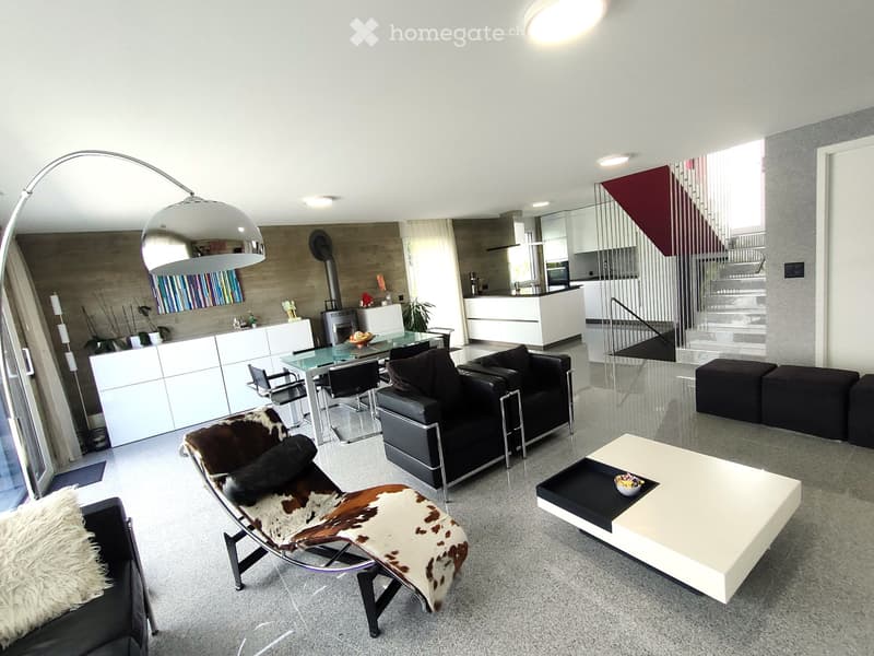 villa d'architecte à louer, proche de Lausanne (4)