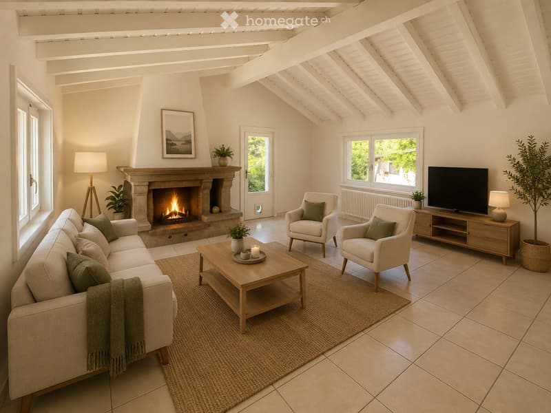 3.5 pièces lumineux, 115m2, CHF 1'800.- (1)