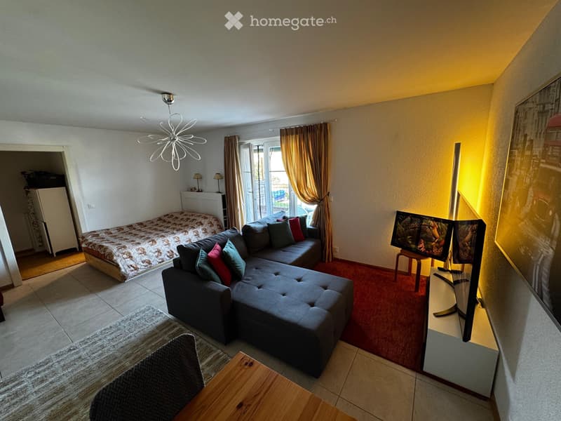 Grand studio meublé avec balcon proche Renens/Crissier (2)