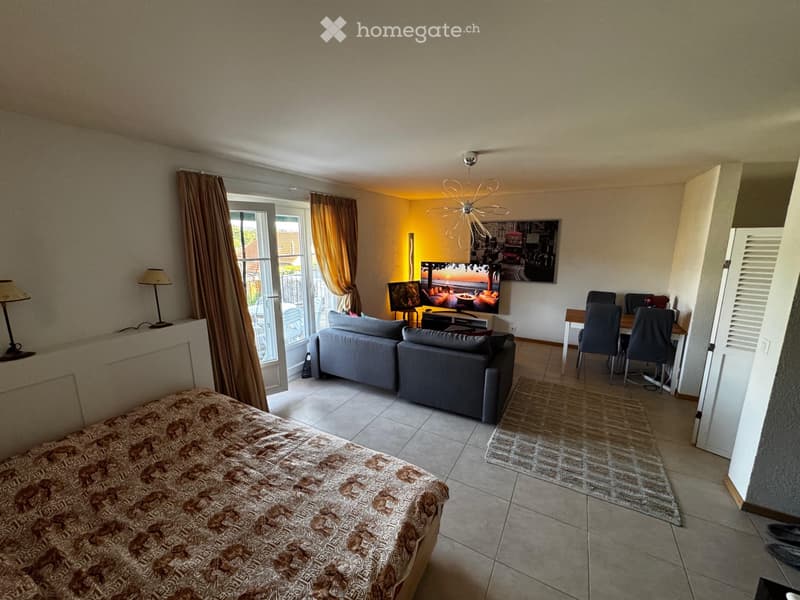 Grand studio meublé avec balcon proche Renens/Crissier (3)