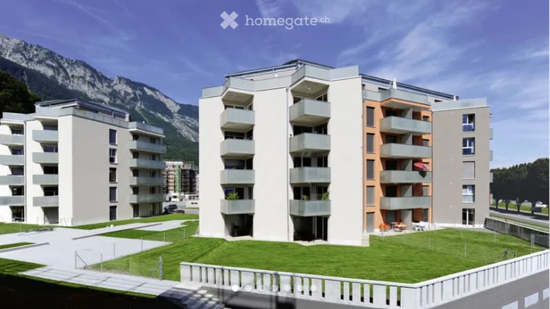 3.5 p. neuf, 4è, balcon, garage, parc, 30 mn Lausanne - Sion (1)