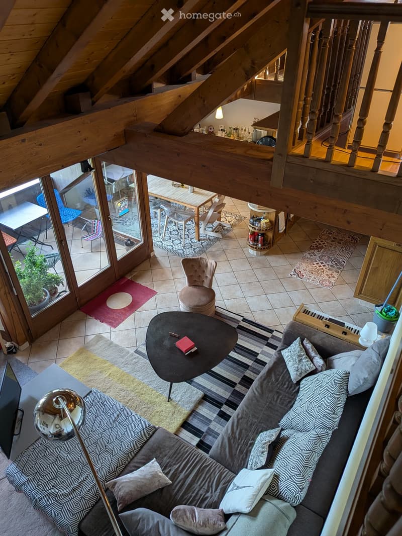 Grand appartement lumineux, vue et cheminée! (5)