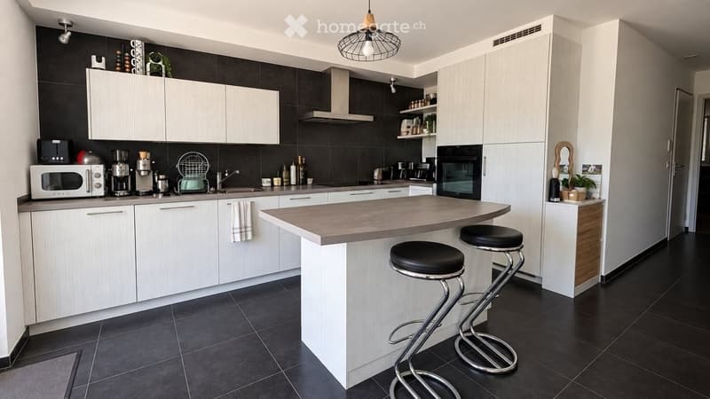 Appartement 3,5 Rez de Jardin avec place de parc intérieure (1)
