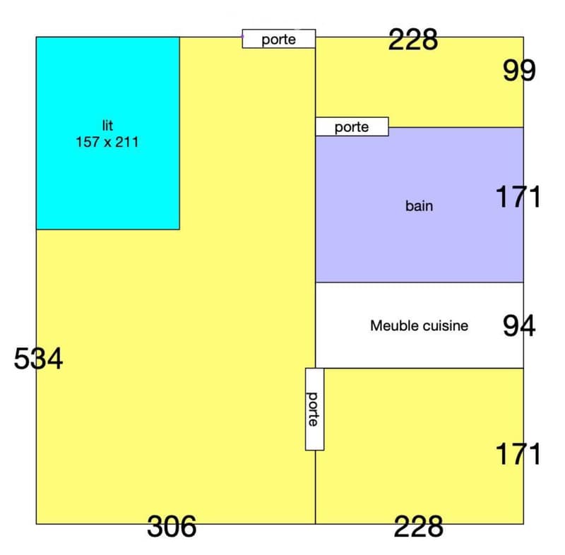 Appartement 30 m² à Hauterive CHF 900./mois (5)
