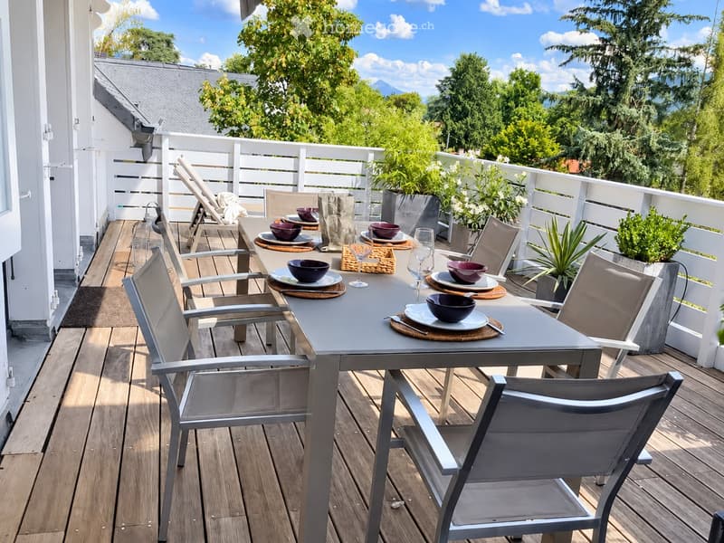 Rare Furnished Duplex Penthouse in Chêne-Bougeries (3)