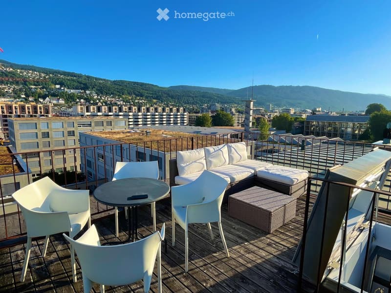 Einzigartige 3,5-Zimmer-Duplex-Wohnung mit Dachterrasse (1)