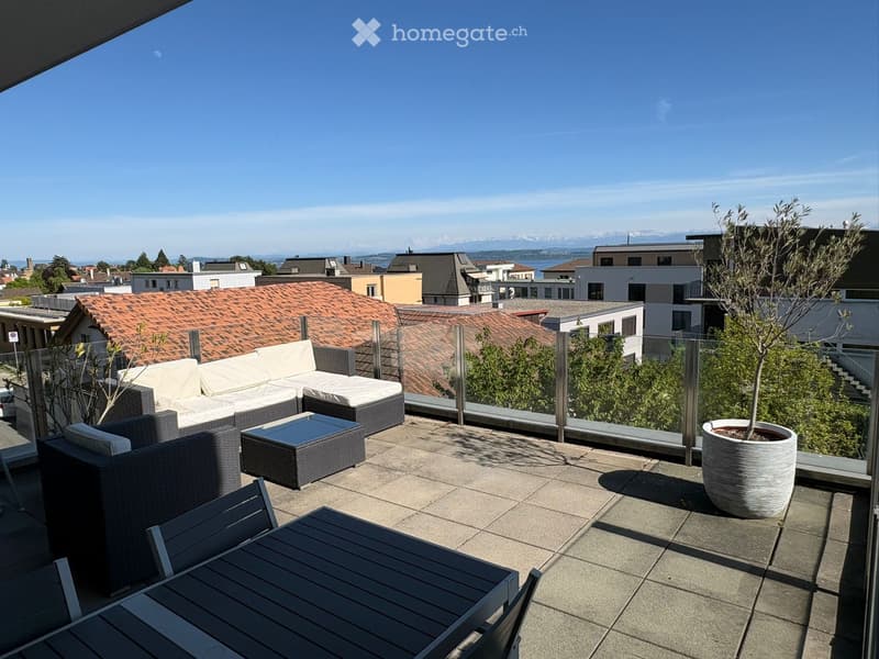 Magnifique duplex de 4,5 pcs avec terrasse et vue sur le lac (1)