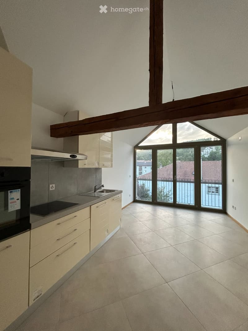 Appartement 2.5 pièces rénové au centre ville de Moudon (1)