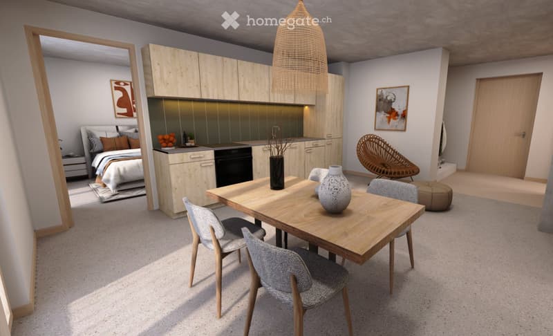 Appartement NEUF de 3 pces dans nouveau quartier à Neuchâtel (2)