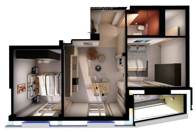 Appartement NEUF de 3 pces dans nouveau quartier à Neuchâtel (4)