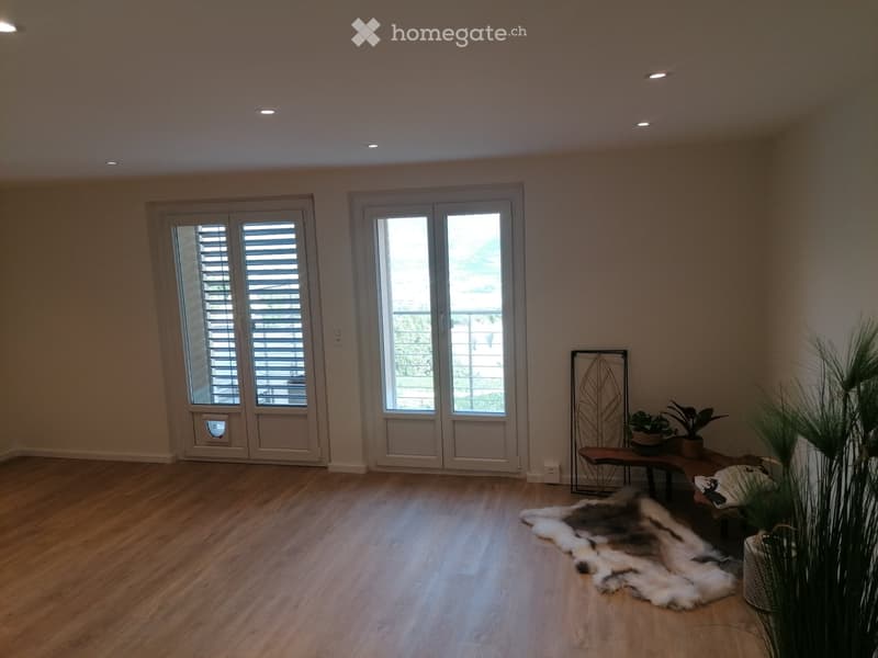 Grand appart. chaleureux de 3.5 pièces au coeur de la nature (3)
