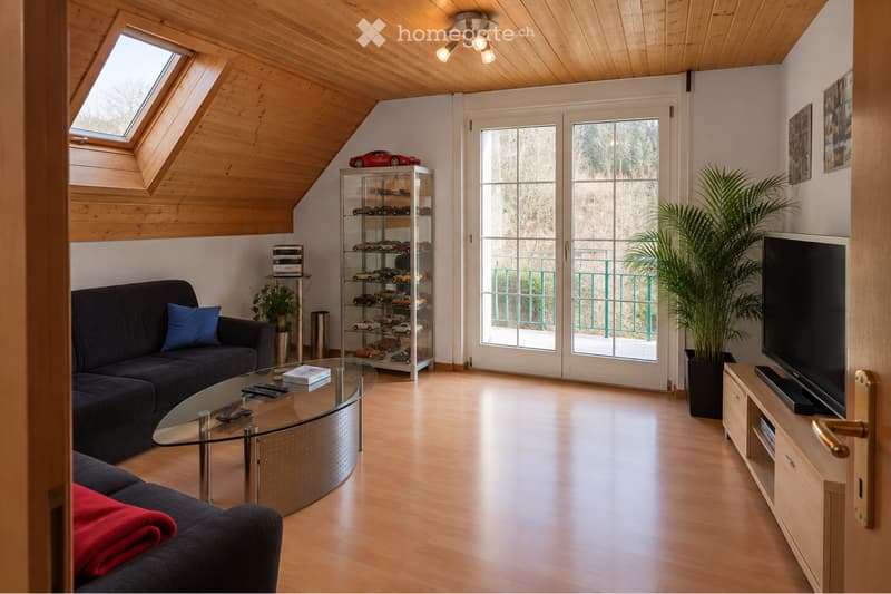 Grosszügige 2½-Zimmer-Wohnung mit Dachterrasse und Balkon (3)