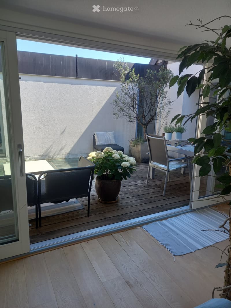 5.5 pièces dans les combles avec terrasse (centre d'Yverdon) (1)