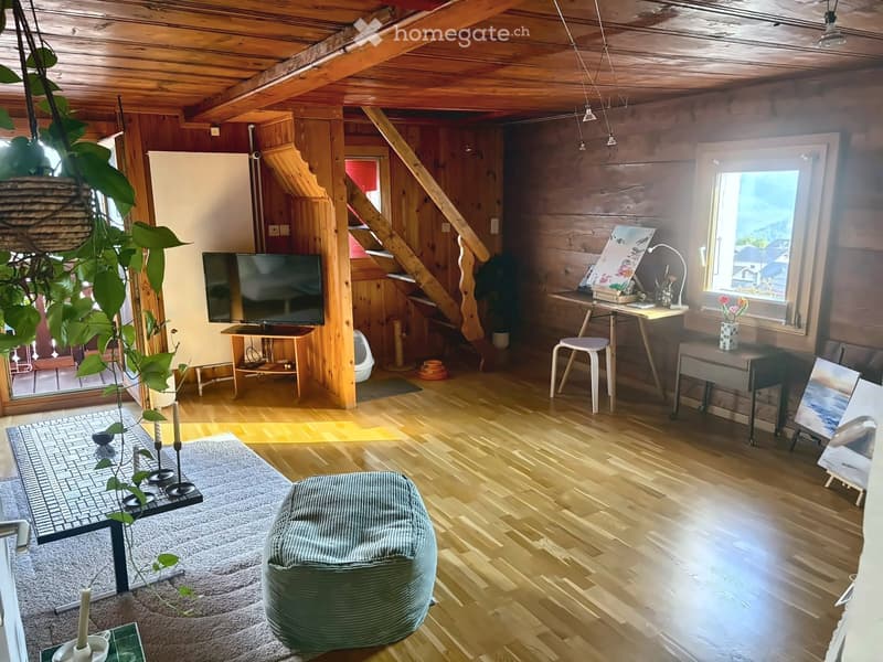 Charmant appartement duplex de 2,5 pièces/maison villageoise (9)