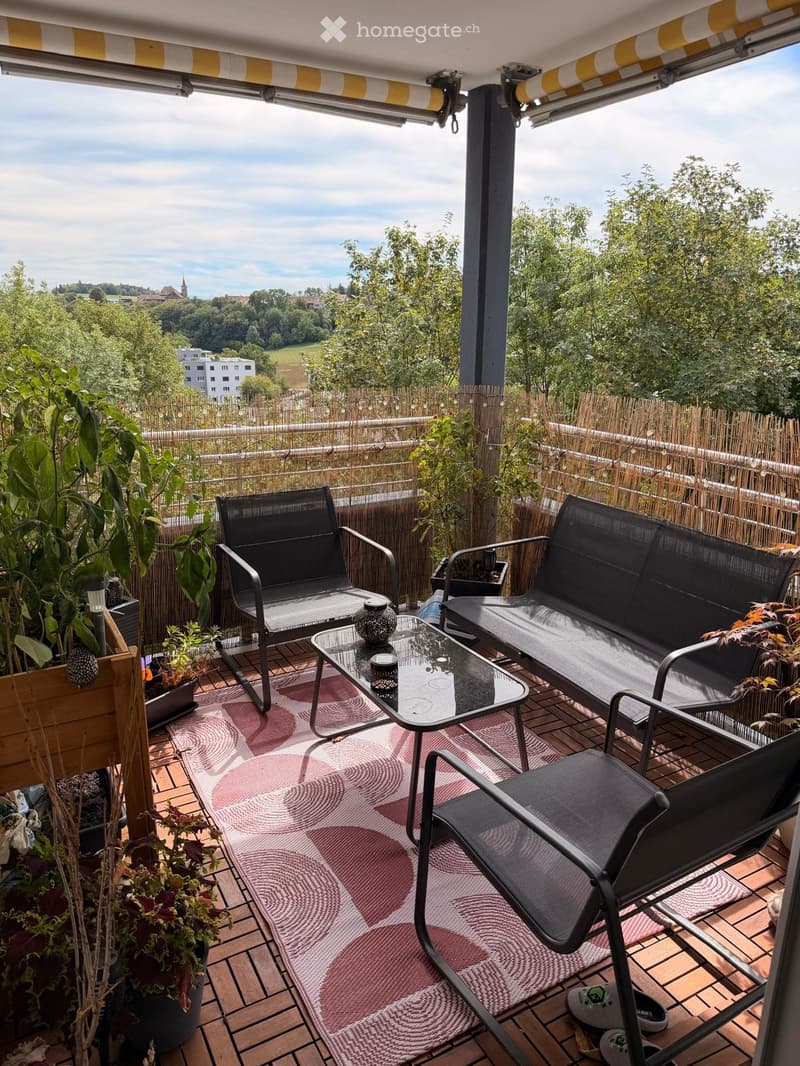 Bel et grand appartement de 3,5 pièces avec 2 salles de bain (2)